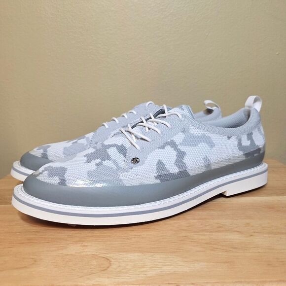 G/Fore Gallivanter Tuxedo Camo Knit Golf Shoes Grey G4MS22EF10 Men's Size 11 - Picture 3 of 7